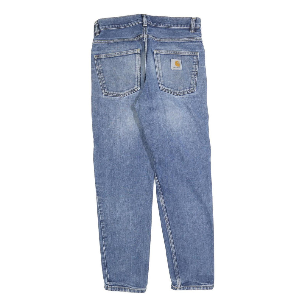 CARHARTT Mens Jeans Blue Slim Straight Denim Medium W28 L28 Casual Workwear