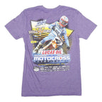 GILDAN Mens Purple 2019 Lucas Oil Pro Motocross Championship Graphic T-Shirt S