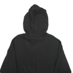 PUMA Womens Black Hoodie L Cotton Blend Pullover Casual Hooded Sweatshirt