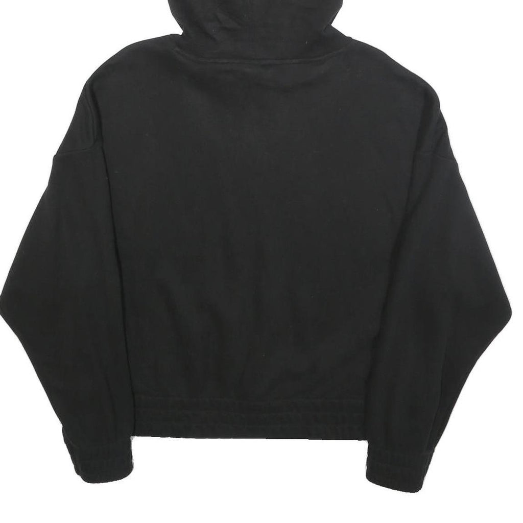 PUMA Womens Black Hoodie L Cotton Blend Pullover Casual Hooded Sweatshirt