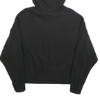 PUMA Womens Black Hoodie L Cotton Blend Pullover Casual Hooded Sweatshirt