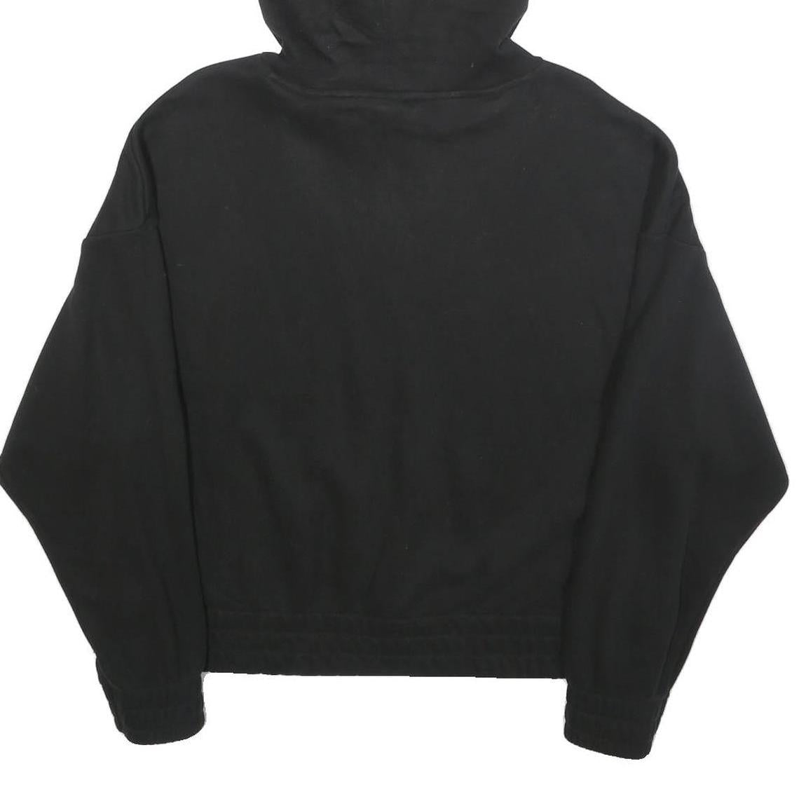 PUMA Womens Black Hoodie L Cotton Blend Pullover Casual Hooded Sweatshirt