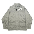 NIKE Mens Grey S Nylon Zip Jacket Plain Lightweight Sportswear