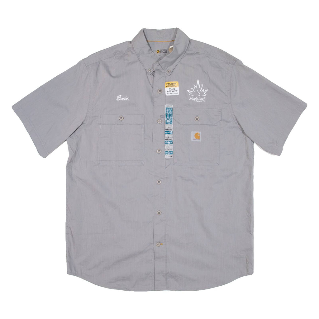 CARHARTT Relaxed Fit Mens Worker Shirt Grey L