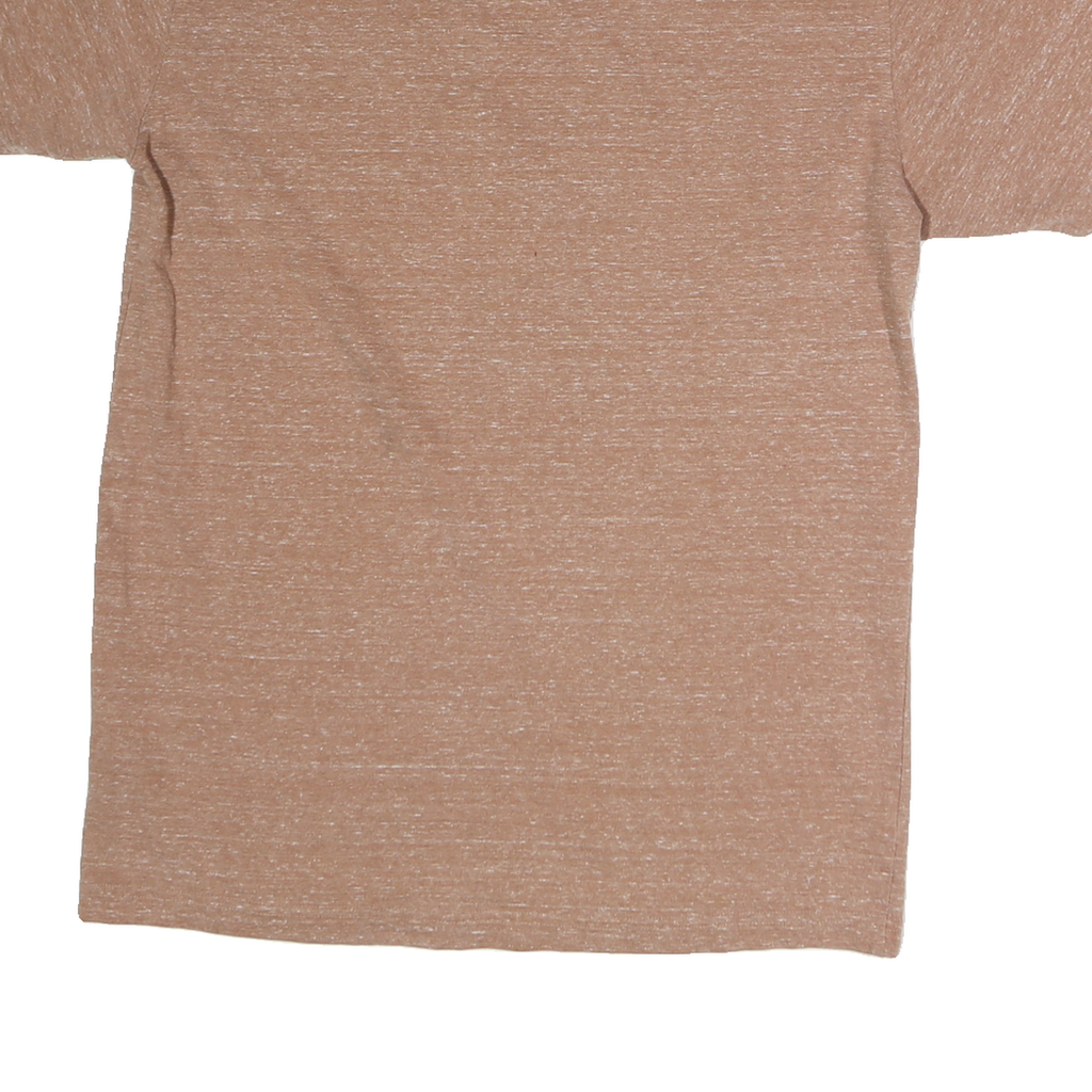 CARHARTT Mens Brown Pocket T-Shirt S Short Sleeve Crew Neck Cotton Casual