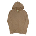 PECK & PECK WEEKEND Womens Beige Zip Up Hoodie M Knitwear Casual