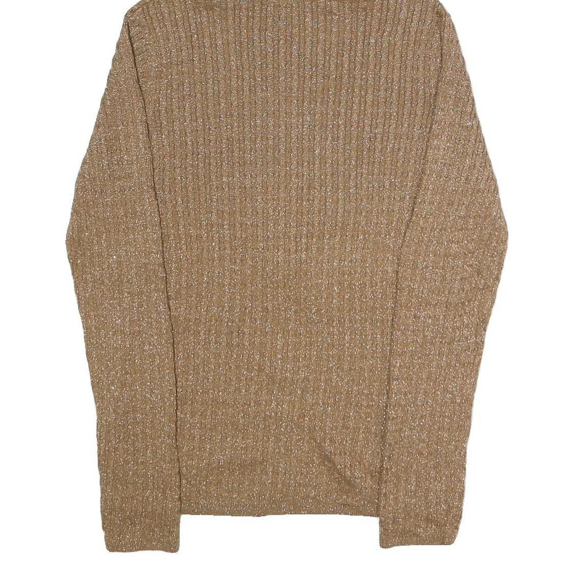 PECK & PECK WEEKEND Womens Beige Zip Up Hoodie M Knitwear Casual