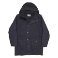 CARHARTT WIP Mens Black Jacket S Cotton Blend Zip Hooded Casual Workwear