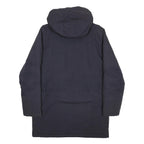 CARHARTT WIP Mens Black Jacket S Cotton Blend Zip Hooded Casual Workwear