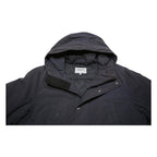 CARHARTT WIP Mens Black Jacket S Cotton Blend Zip Hooded Casual Workwear