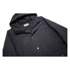 CARHARTT WIP Mens Black Jacket S Cotton Blend Zip Hooded Casual Workwear