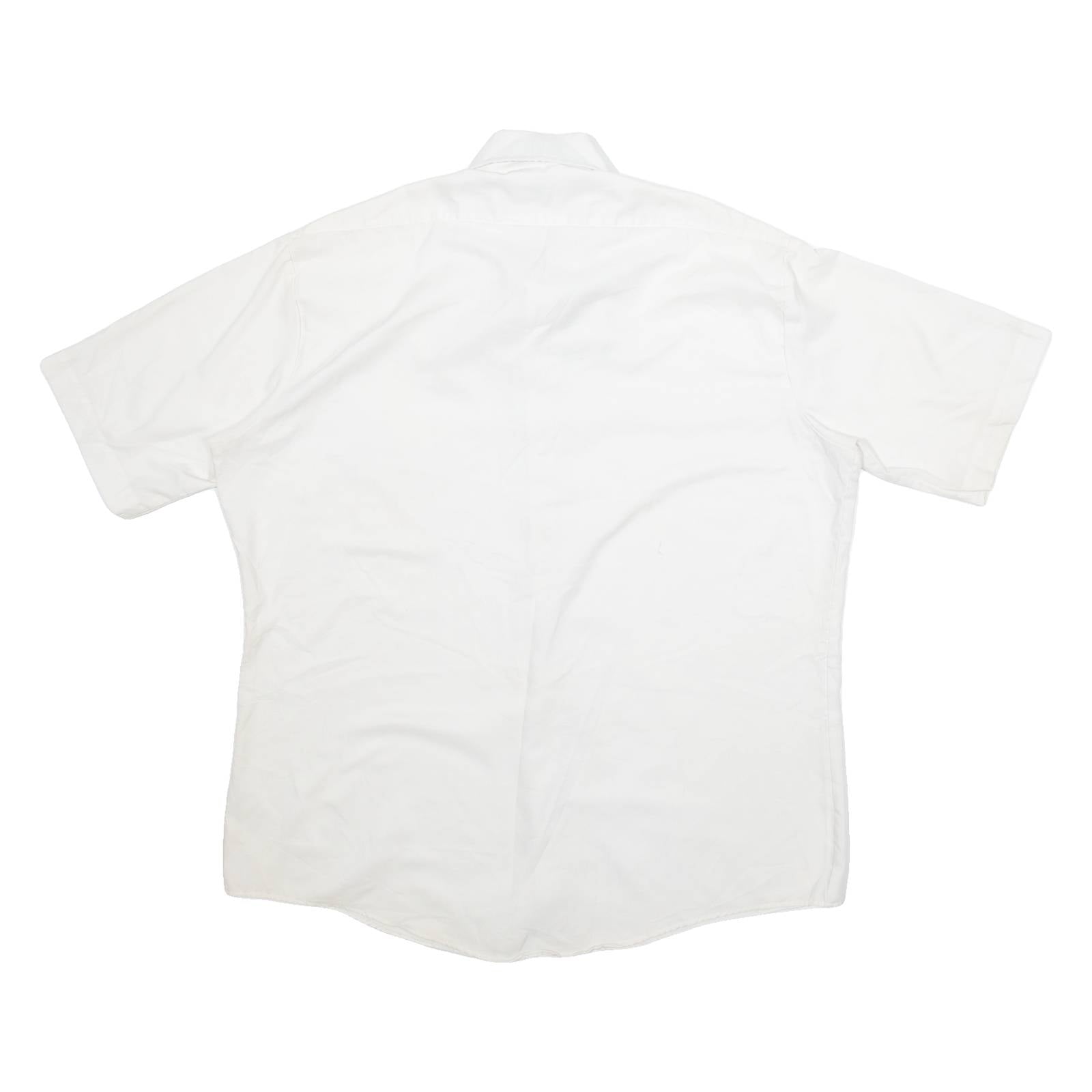 WARD Mens Plain Shirt White XL