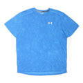 UNDER ARMOUR Mens Blue Athletic T-Shirt XL Short Sleeve Crew Neck Performance