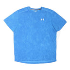 UNDER ARMOUR Mens Blue Athletic T-Shirt XL Short Sleeve Crew Neck Performance