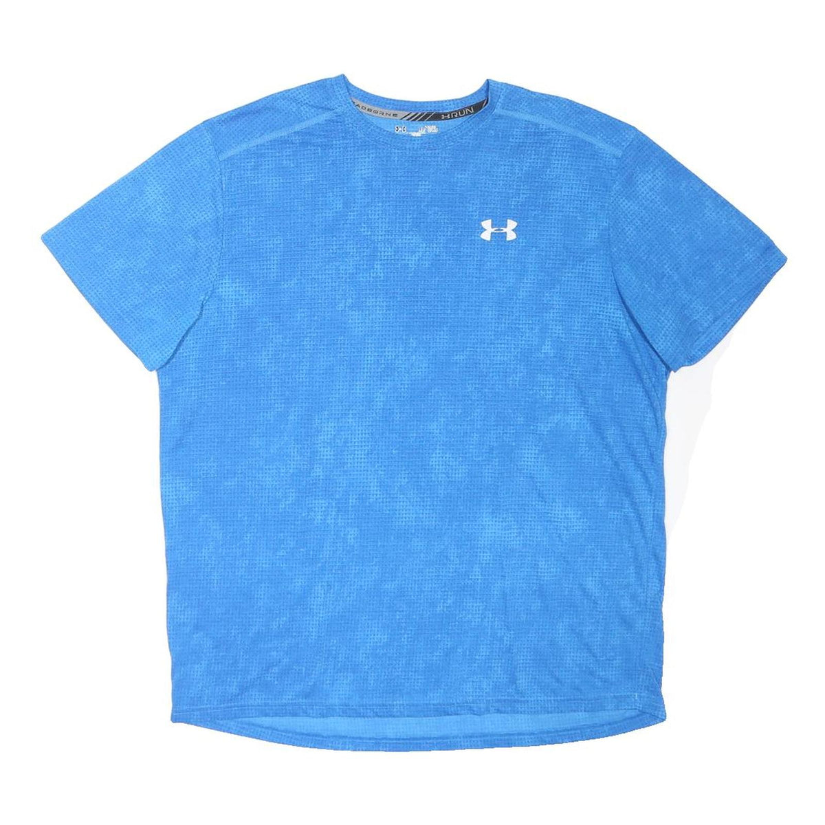 UNDER ARMOUR Mens Blue Athletic T-Shirt XL Short Sleeve Crew Neck Performance