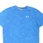 UNDER ARMOUR Mens Blue Athletic T-Shirt XL Short Sleeve Crew Neck Performance