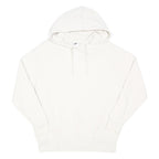 NIKE Womens White Hoodie S Cotton Blend Pullover Casual Sweatshirt