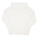 NIKE Womens White Hoodie S Cotton Blend Pullover Casual Sweatshirt