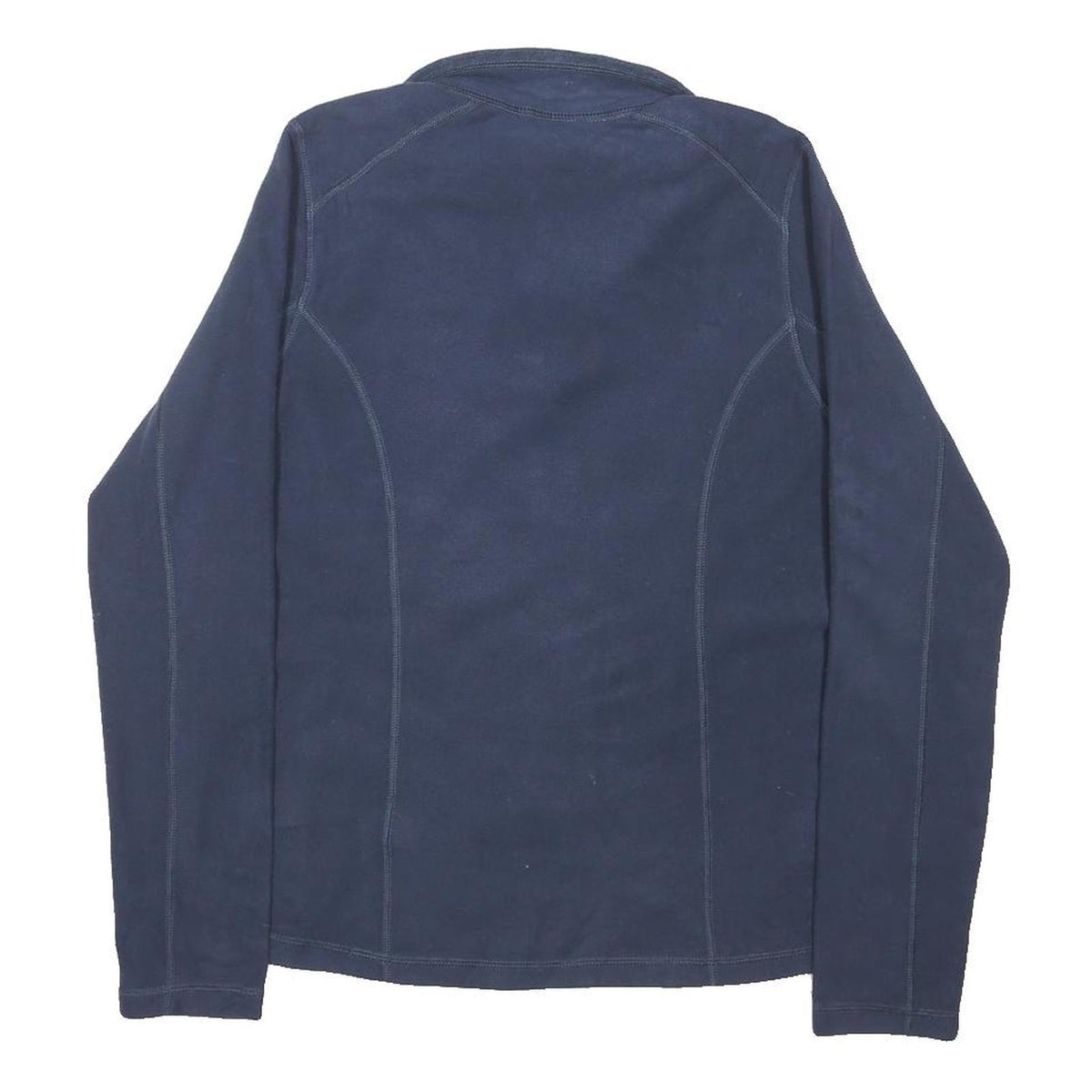 THE NORTH FACE Womens Navy Plain Pullover Quarter Zip Basic Knit S Fleece Jumper