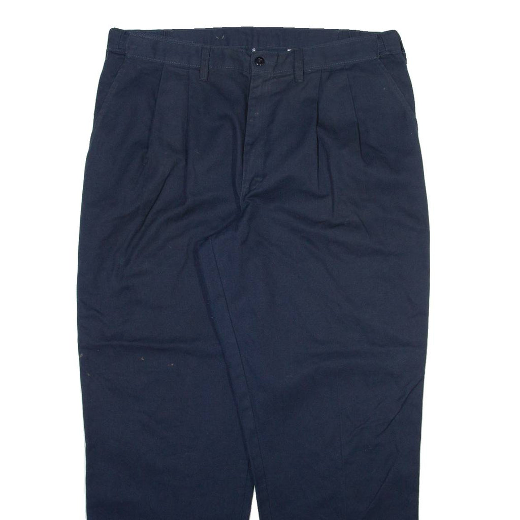 DICKIES Mens Trousers Blue Relaxed Straight W36 L30
