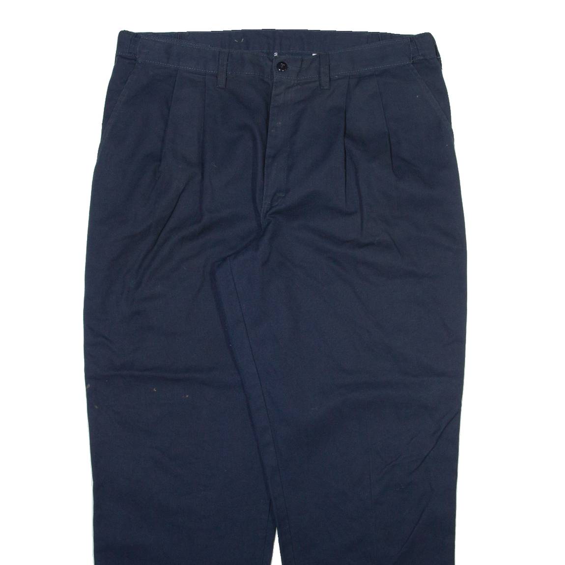 DICKIES Mens Trousers Blue Relaxed Straight W36 L30