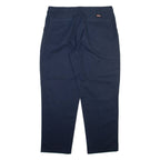 DICKIES Mens Trousers Blue Relaxed Straight W36 L30