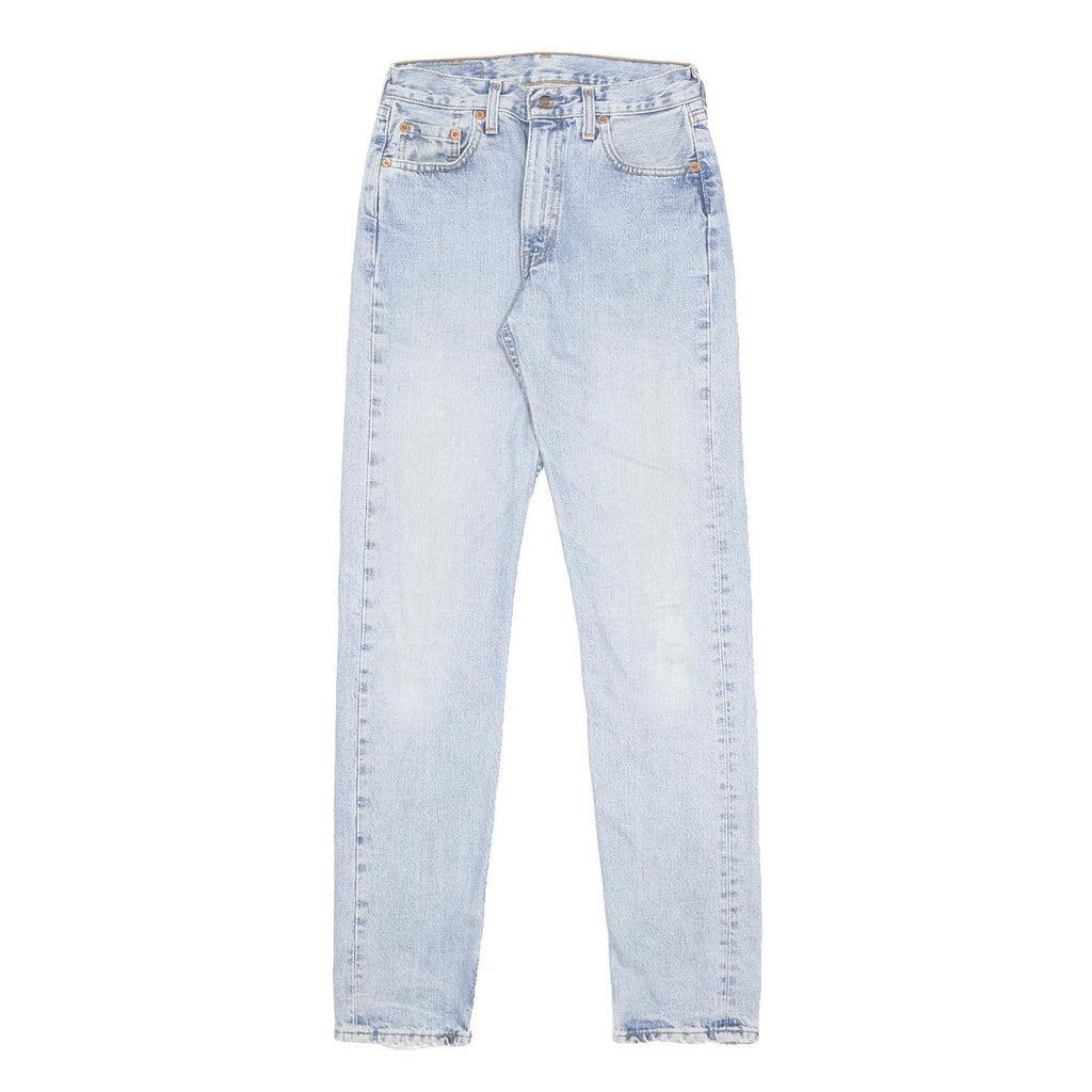 LEVI'S 534 04 Womens Jeans Blue Slim Skinny Denim Light W25 L32 Zipper