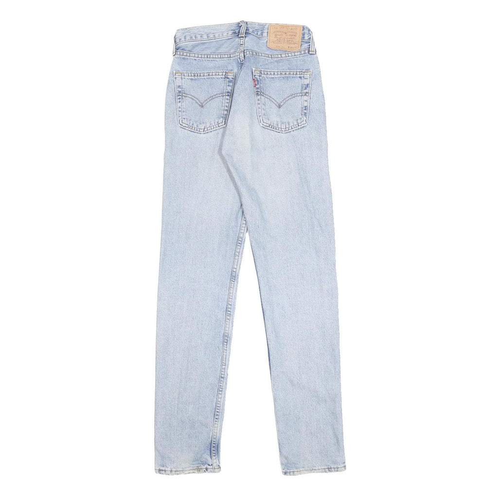 LEVI'S 534 04 Womens Jeans Blue Slim Skinny Denim Light W25 L32 Zipper