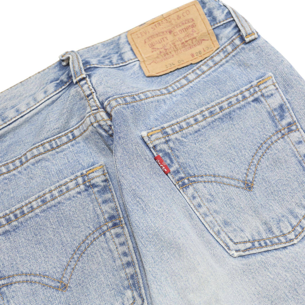 LEVI'S 534 04 Womens Jeans Blue Slim Skinny Denim Light W25 L32 Zipper