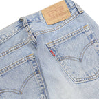 LEVI'S 534 04 Womens Jeans Blue Slim Skinny Denim Light W25 L32 Zipper