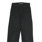 DICKIES Womens Cotton Blend Black Regular Straight Trousers W28 L29 Casual