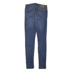 LEVI'S Womens Slim Blue Denim Medium Wash Jeans W27 L31 Cotton Blend Zip