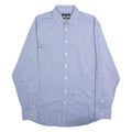 JAEGER Mens Plain Shirt Blue Long Sleeve XL