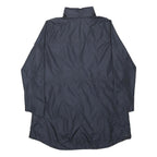 WOOLRICH Womens Navy Blue Jacket XL Polyester Zip Plain Casual Outerwear