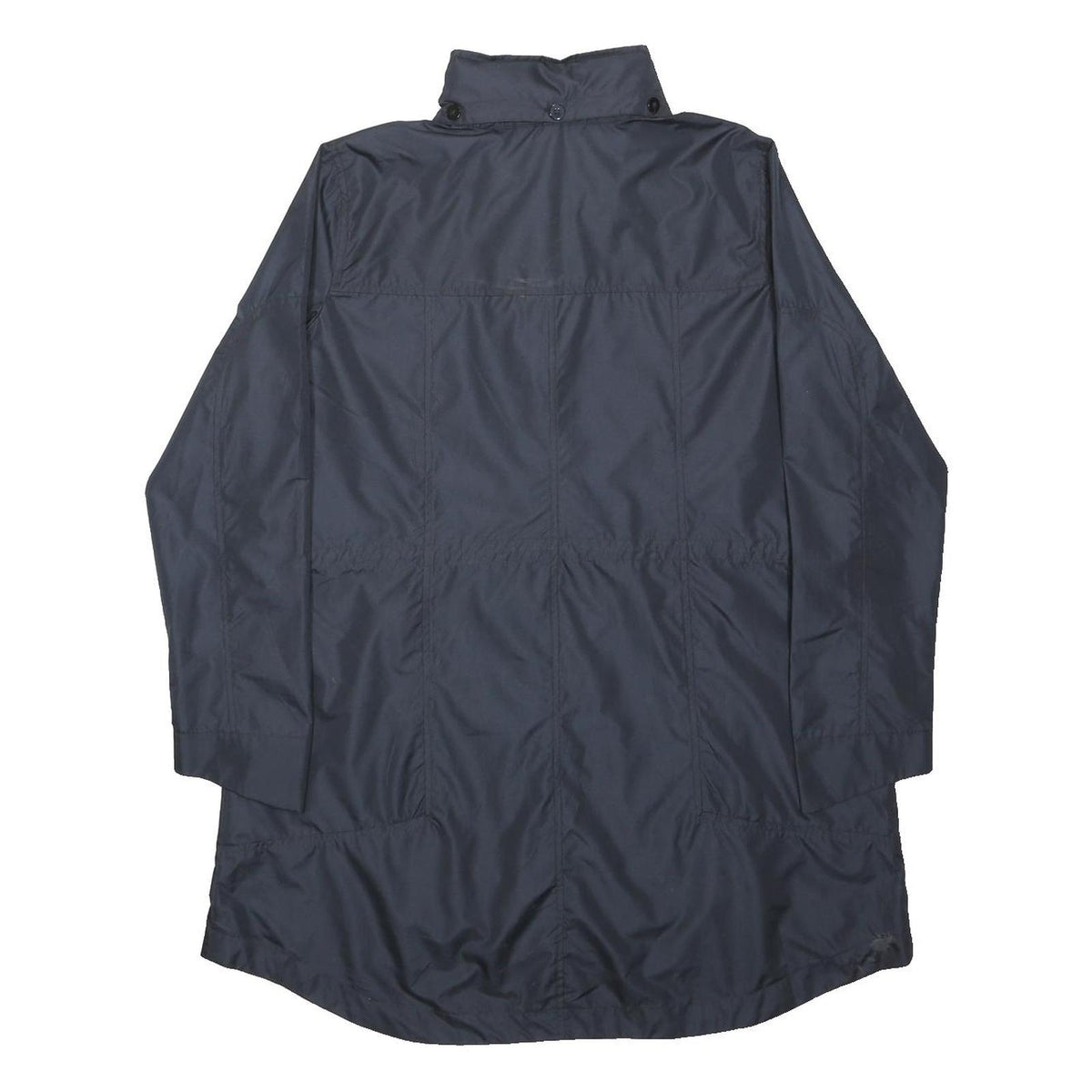 WOOLRICH Womens Navy Blue Jacket XL Polyester Zip Plain Casual Outerwear