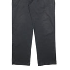 DICKIES Mens Cotton Blend Black Relaxed Straight Trousers W36 L34 Workwear