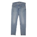 LEVI'S 512 Mens Jeans Blue Regular Slim Denim Light W32 L31 Button Cotton Blend