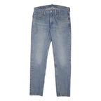 LEVI'S 512 Mens Jeans Blue Regular Slim Denim Light W32 L31 Button Cotton Blend