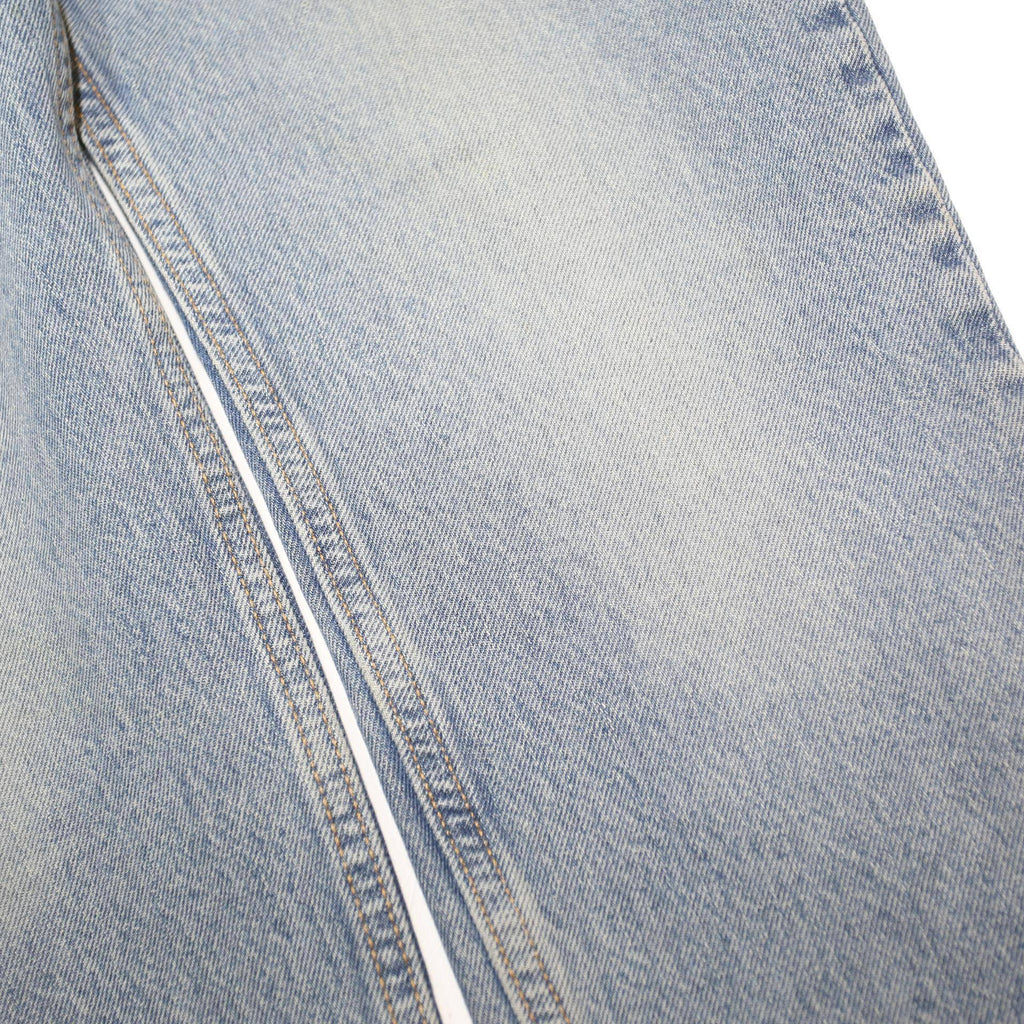 LEVI'S 512 Mens Jeans Blue Regular Slim Denim Light W32 L31 Button Cotton Blend