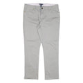 TOMMY HILFIGER Womens Trousers Green Slim Straight W32 L27