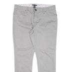 TOMMY HILFIGER Womens Trousers Green Slim Straight W32 L27