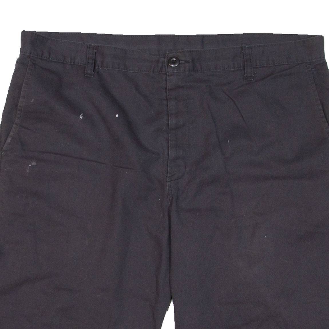 DICKIES Mens Workwear Shorts Black Relaxed XL W38