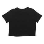 DKNY Womens Black Sport T-Shirt M Short Sleeve Crew Neck Logo Print