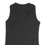 PUMA Womens Black Polyester Sleeveless Crew Neck T-Shirt XS Sports Activewear