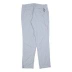 COLUMBIA Womens Polyester Blend Grey Regular Zip Trousers W32 L32 Outdoor Hiking