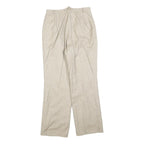 BRECKENRIDGE Womens Beige Regular Fit Wide-Leg Trousers W26 L28 Classic Casual