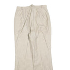 BRECKENRIDGE Womens Beige Regular Fit Wide-Leg Trousers W26 L28 Classic Casual