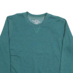 MADE FOR LIFE Womens Teal Sweatshirt Crew Neck XL Relaxed Fit Cotton Blend
