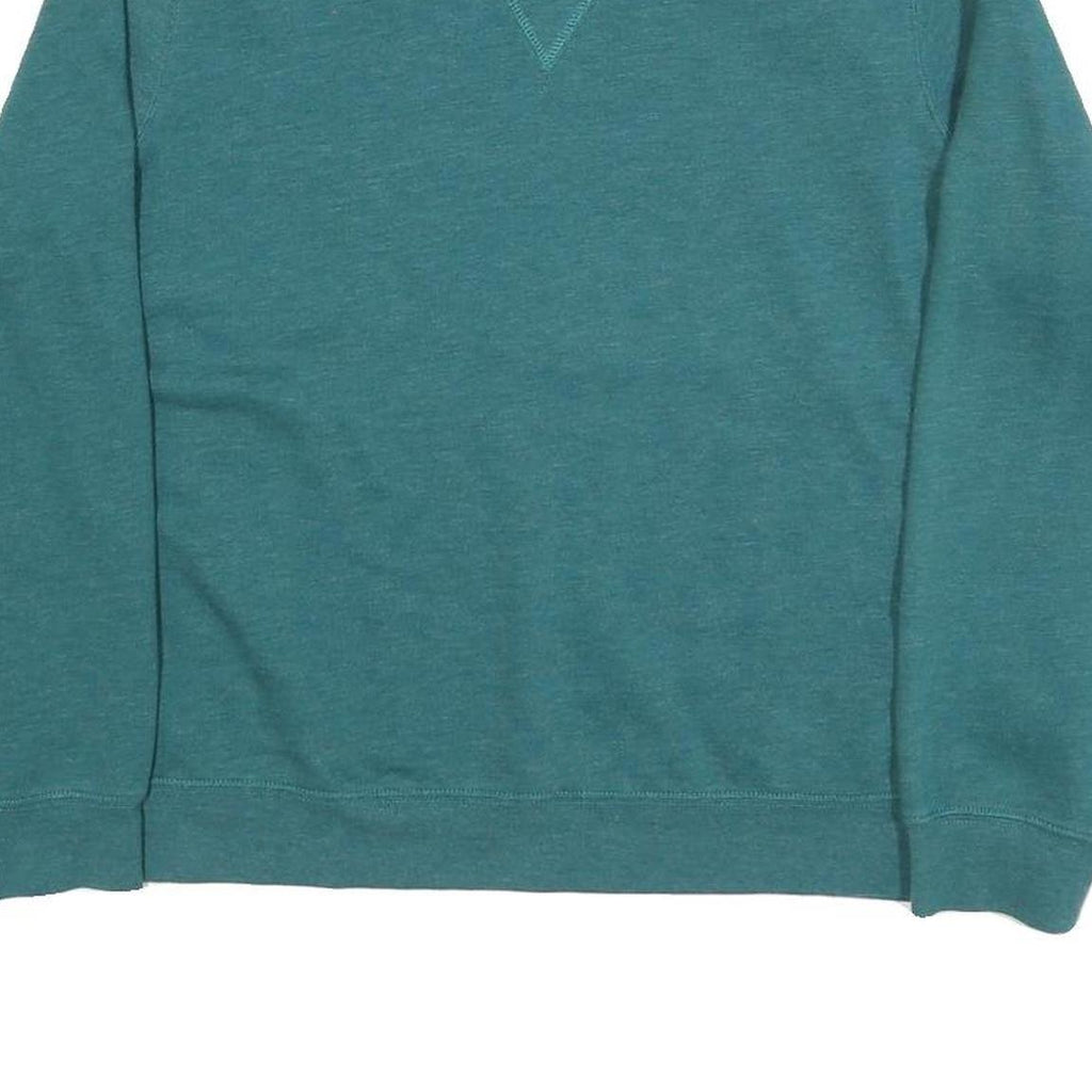 MADE FOR LIFE Womens Teal Sweatshirt Crew Neck XL Relaxed Fit Cotton Blend