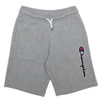 CHAMPION Boys Grey Casual Shorts 9-10Y W24 Cotton Blend Drawstring